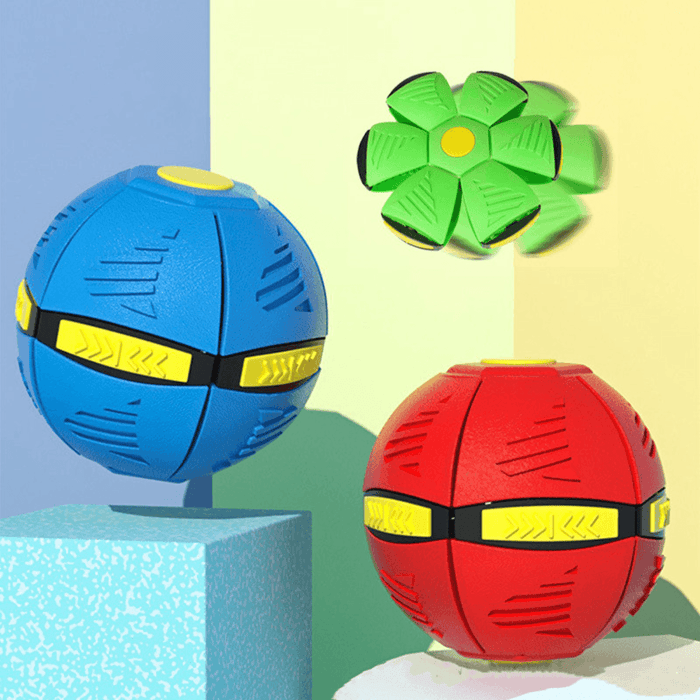 Interactive Dog Toy Ball – Flying Saucer Pet Toy for Dogs | Outdoor Summer Play Toy