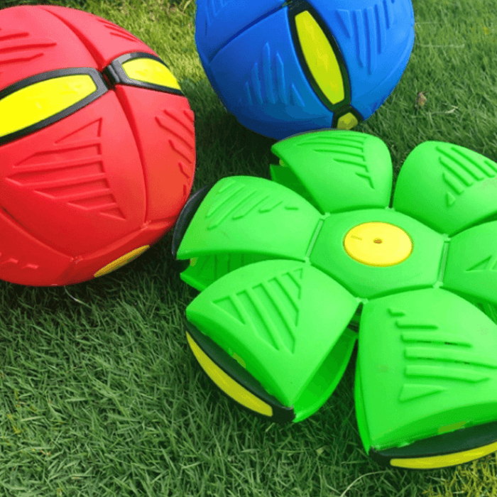 Interactive Dog Toy Ball – Flying Saucer Pet Toy for Dogs | Outdoor Summer Play Toy