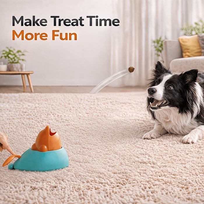 Interactive Dog Treat Dispenser Puzzle Toy for Mental Enrichment & Training
