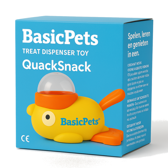 Interactive Dog Treat Dispenser | Smart Snack Toy for Training & Play