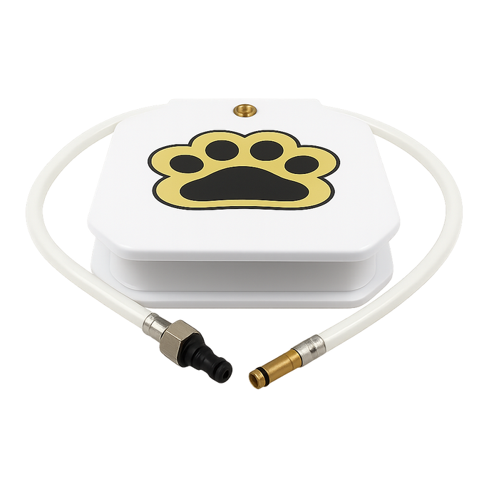 Interactive Dog Water Fountain | Outdoor Pedal-Activated Cooling Fountain