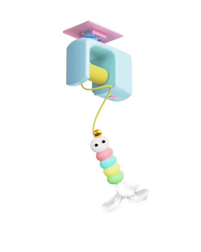 Interactive Door Yo-Yo Cat Toy – Self-Play Teaser for Indoor Cats