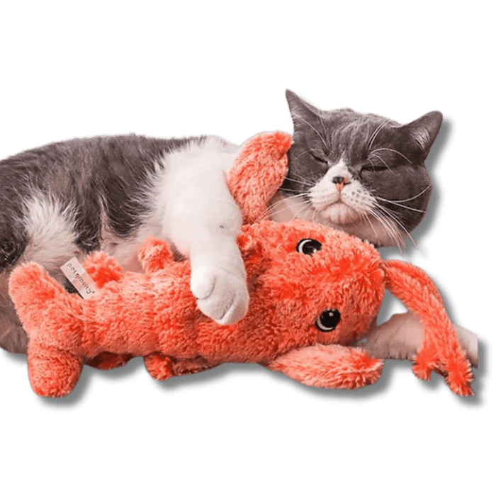 Interactive Jumping Lobster Plush Toy for Dogs & Cats – Motion Activated