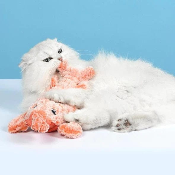 Interactive Jumping Lobster Plush Toy for Dogs & Cats – Motion Activated