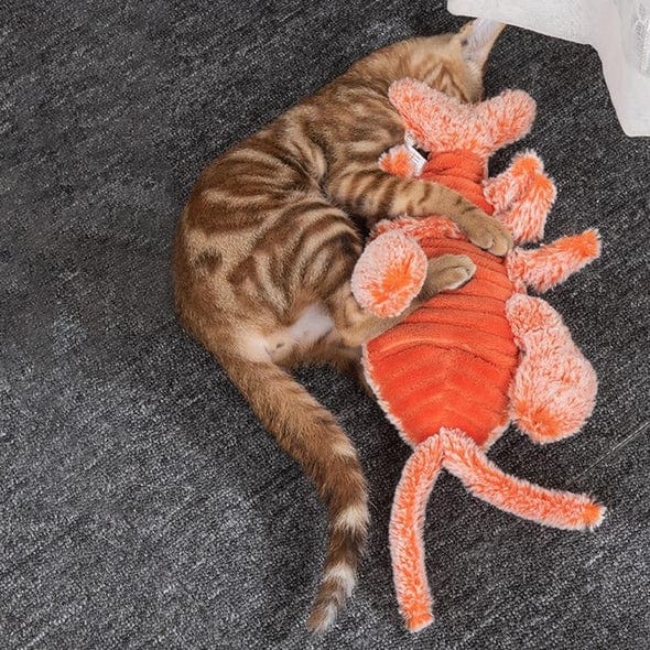 Interactive Jumping Lobster Plush Toy for Dogs & Cats – Motion Activated
