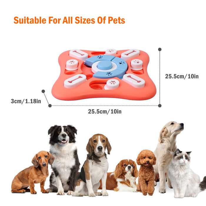Interactive Level 1 Dog Puzzle Toy for IQ Training &amp; Treat Dispensing