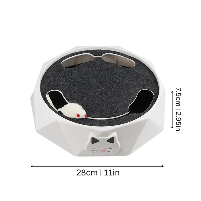 Interactive Mouse Hunt Toy – Play, Scratch & Lounge in One | ClawTrek