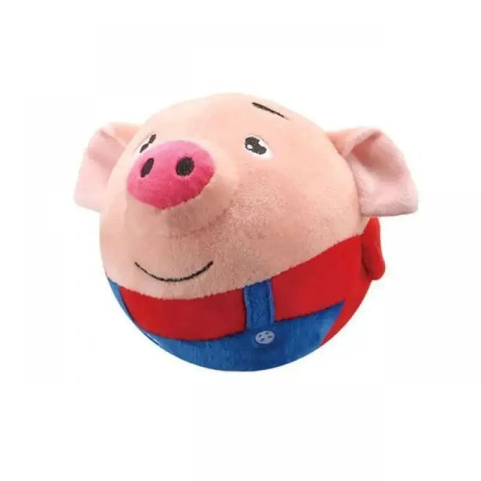 Interactive Plush Moving Ball Toy for Dogs | Motion-Activated Sound Play Toy