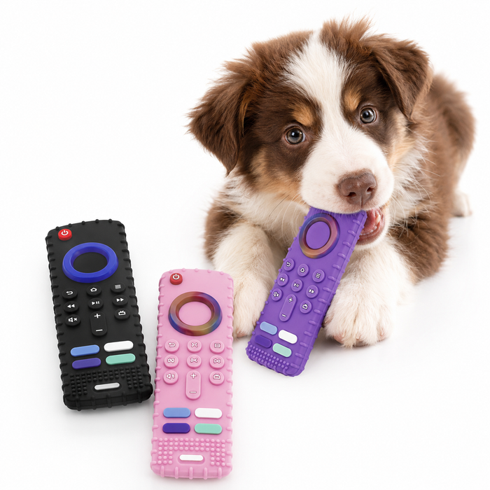 Interactive Puppy Remote Control Teething Toy for Dogs | Chew & Puzzle Toy