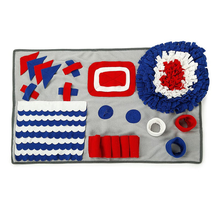 Interactive Snuffle Mat for Dogs – Slow Feeder Nose Work Puzzle Toy