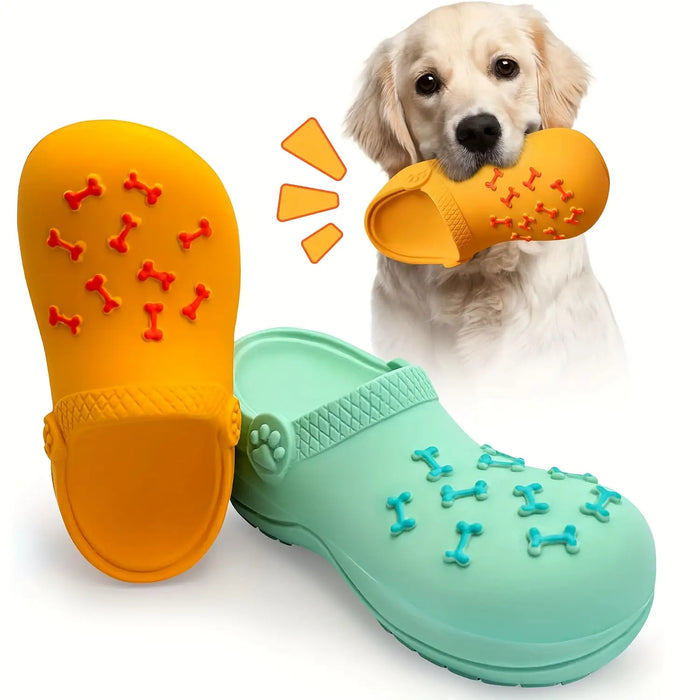 Interactive Squeaky Slipper Dog Toy – Durable Chew Toy for All Dog Sizes