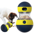 Interactive Treat Dispensing Dog Puzzle Toy – Adjustable Slow Feeder yellow
