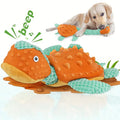 Interactive Turtle Snuffle Dog Toy | Squeaky Puzzle Toy with Hide-and-Seek Treat Pockets