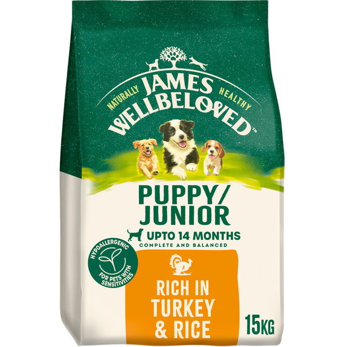 James Wellbeloved Puppy Turkey & Rice Dry Dog Food