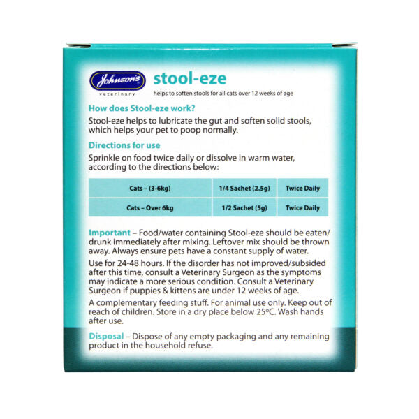Johnson's Stool-Eze for Cats | Gentle Constipation Relief