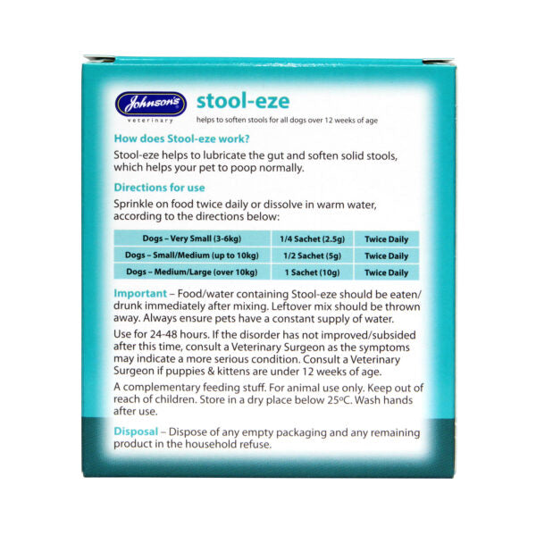 Johnson's Stool-Eze for Dogs | Gentle Constipation Relief