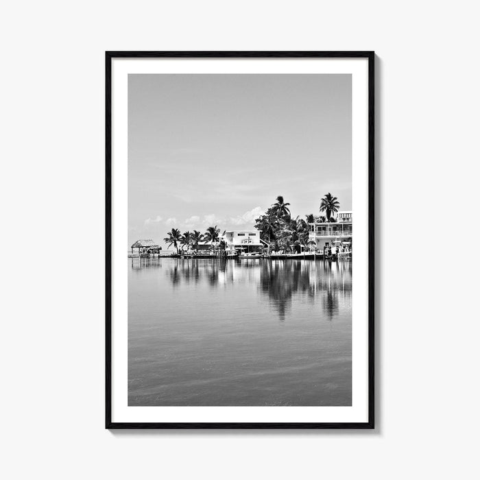 Key West Black and White Fine Art Photo Print, Florida Keys Poster