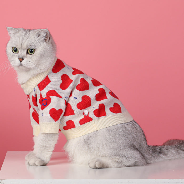 Knitted Sweater for Small Pets