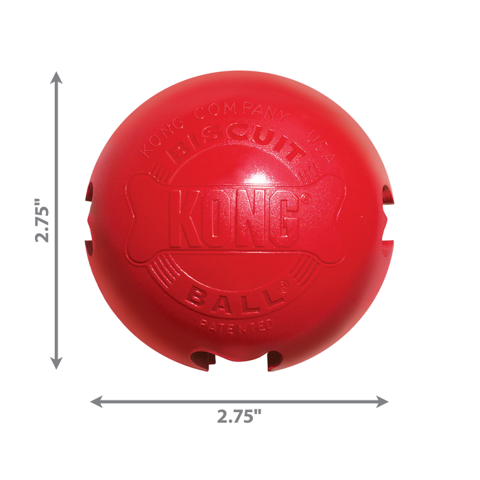 KONG Biscuit Ball | Dog Treat Dispensing Puzzle Toy