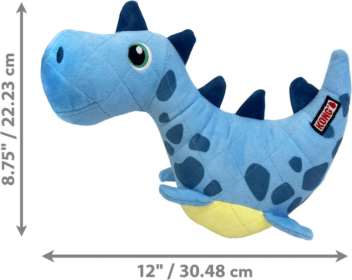 KONG Dynos Roars Fetch Dog Toy | Durable Plush (Medium/Large)