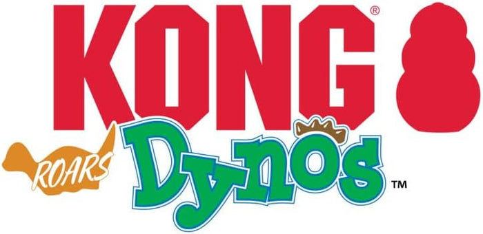 KONG Dynos Roars Fetch Dog Toy | Durable Plush (Medium/Large)