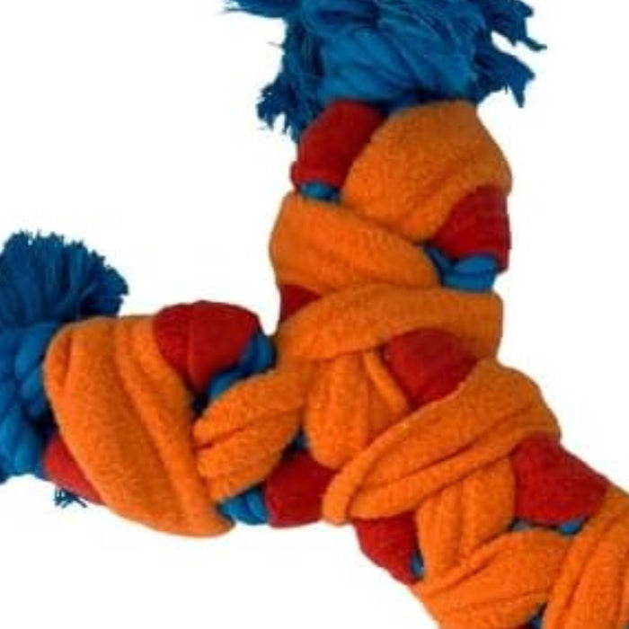 KONG Rope Rally Bone | Durable Soft Dog Tug Toy