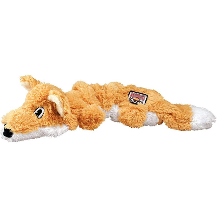 KONG Scrunch Knots Fox | Plush Animal Dog Toy
