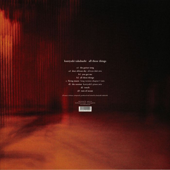 Kuniyuki -All These Things  [2xLP]