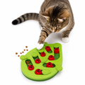 Ladybug Cat Puzzle Feeder | Interactive Slow Feeding & Treat Toy