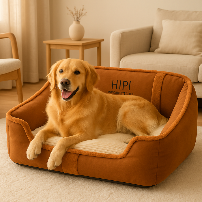Large Dog Bed | Washable Bite-Resistant Kennel | Orthopedic Comfort Support