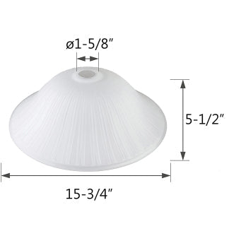 Large Torchiere Floor Lamp Shade (09075)