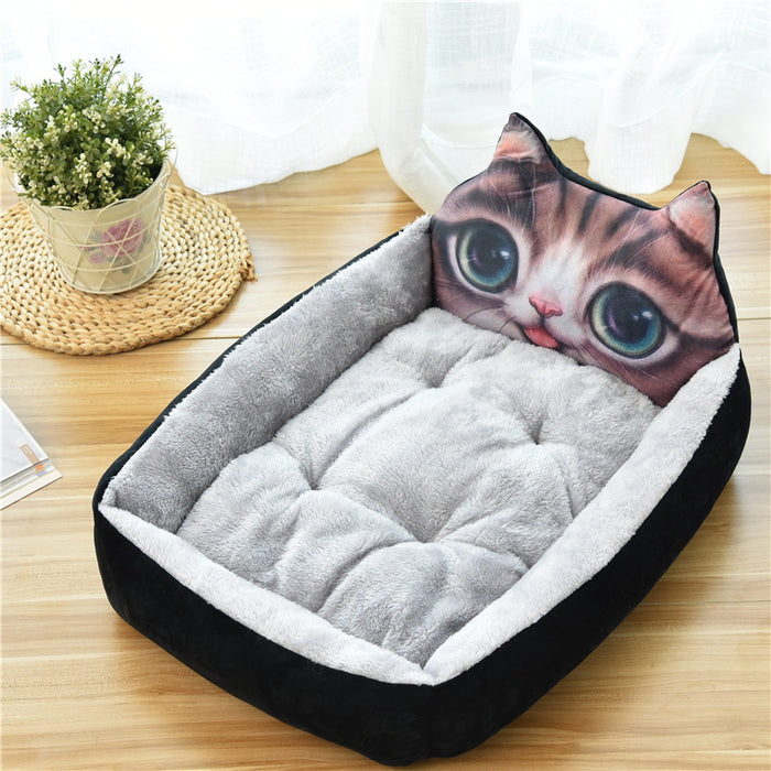 Large Warm Cozy Pet Bed Soft Fleece Nest