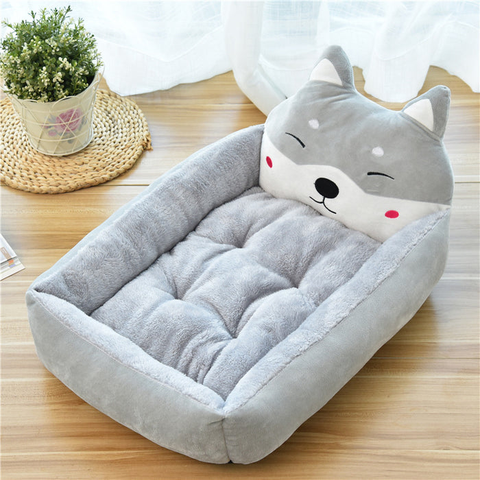 Large Warm Cozy Pet Bed Soft Fleece Nest