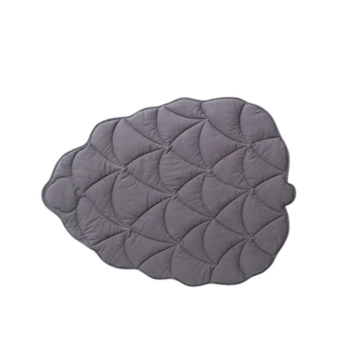 Large Washable Cooling Dog Mat | Leaf-Shaped Pet Bed for Big Dogs