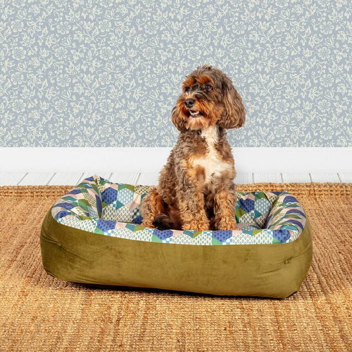 Laura Ashley Thistle Patchwork Lounger Small