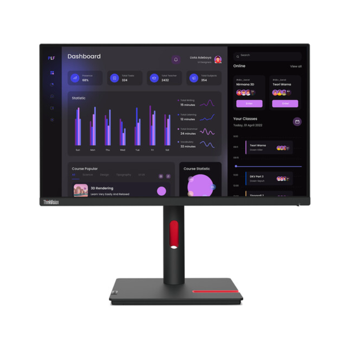Lenovo ThinkVision T24I 30 24" Monitor 1