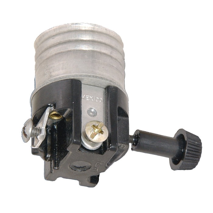 Leviton Brand Medium Base Turn Knob Socket for 3-Way Bulbs