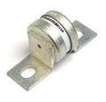 cylindrical bolt-on fuse with metal mounting brackets for industrial power applications