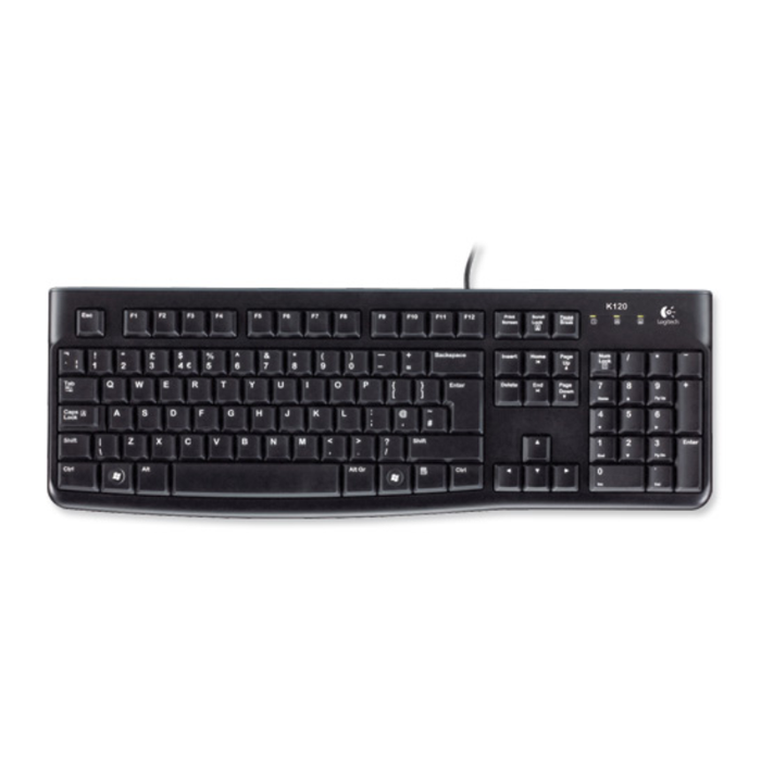 Logitech Desktop K120 Wired Keyboard – QWERTY UK
