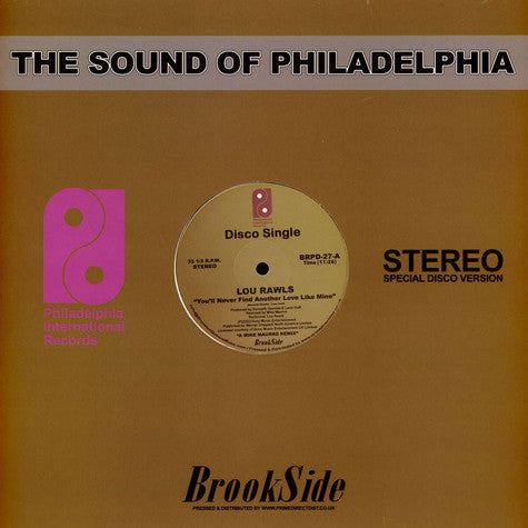 Lou Rawls -You'll Never Find Another Love Like Mine / See You When I Git There   [Mike Maurro Remixes]