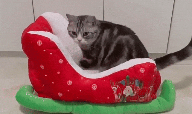Luxury Christmas Pet Sofa | Plush Holiday Dog & Cat Bed | Festive Comfort