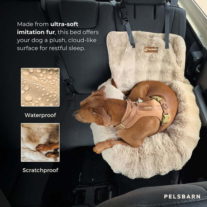 Luxury Cozy Car Bed | Dog Travel Bed – Comfort, Style & Security