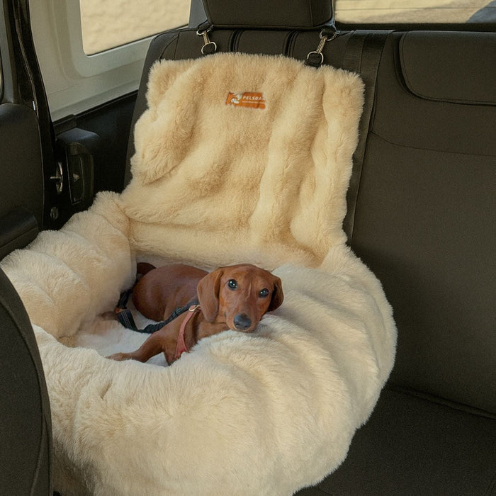 Luxury Cozy Car Bed | Dog Travel Bed – Comfort, Style & Security