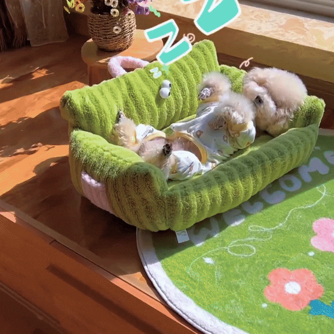 Luxury Dog Sofa Bed | Ultra Soft Washable Couch for Small Pets