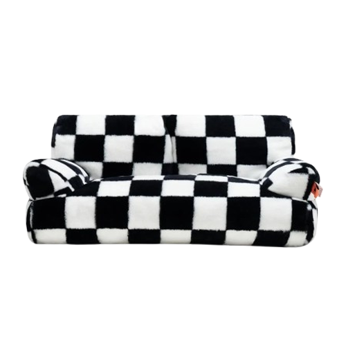 Luxury Plush Pet Sofa Bed | Washable Soft Couch for Dogs & Cats