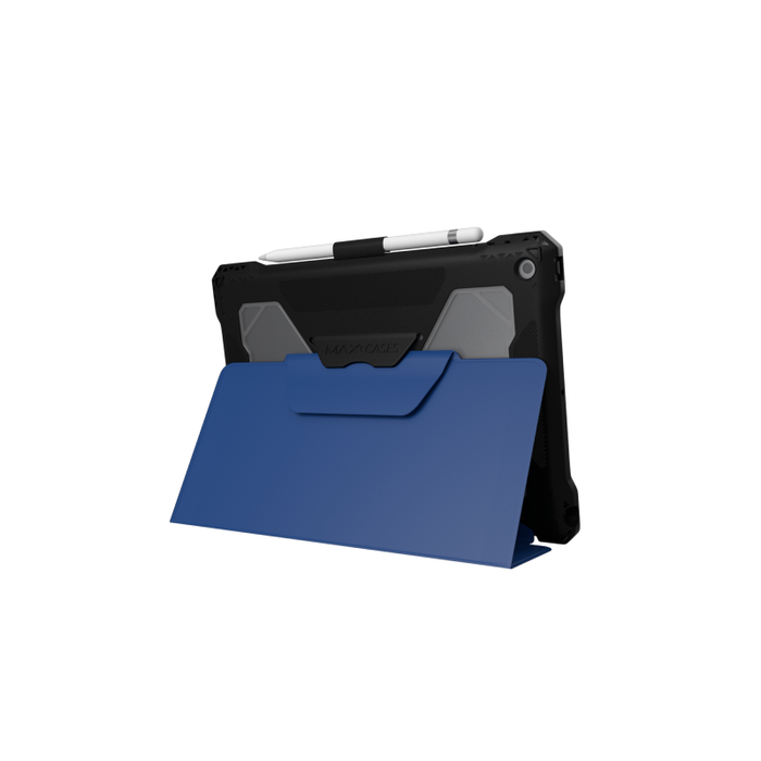 Extreme Folio X2 for iPad 9 (7 8) 10.2  (2021) (New Wipeable Material) (Blue) 6