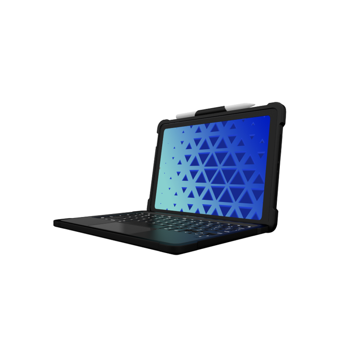 MaxCases Extreme KeyCase-T w/Smart Connector and Trackpad for iPad 10/11 (Non-Detachable) (Black) (US Keyboard)