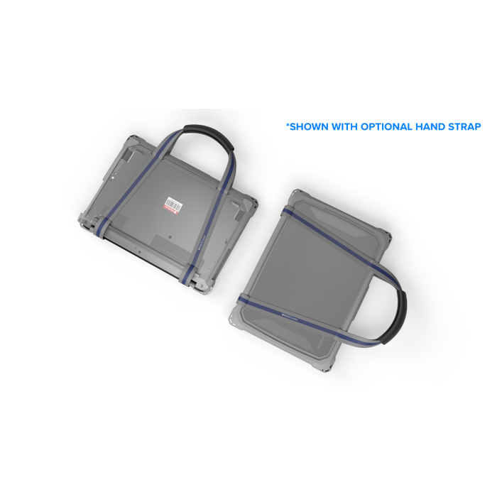 MaxCases Extreme Shell-F3 Slide Chromebook Case for Lenovo 500e G5 Chromebook (Gray/Clear)