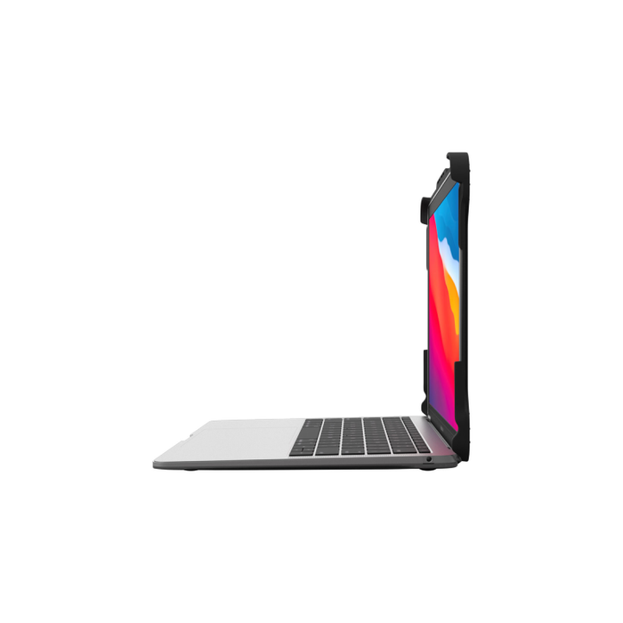 MaxCases Extreme Shell-L for MacBook Pro 14" w/Touch ID (2021 - 2026 M1/M2/M3/M4/M5/M5 Pro/M5 Max Chip ) (Black/Clear) OTS