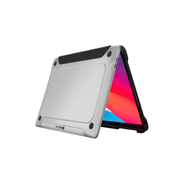 MaxCases Extreme Shell-L for MacBook Pro 14" w/Touch ID (2021 - 2026 M1/M2/M3/M4/M5/M5 Pro/M5 Max Chip ) (Black/Clear) OTS
